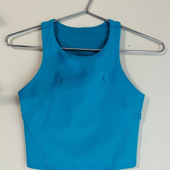 lululemon athletica Tops - Blue Sleeveless Crop Top lululemon atlética